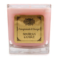 Soybean Candles - Pomegranate & OrangeSoybean Wax Jar CandlesHeart Notes
