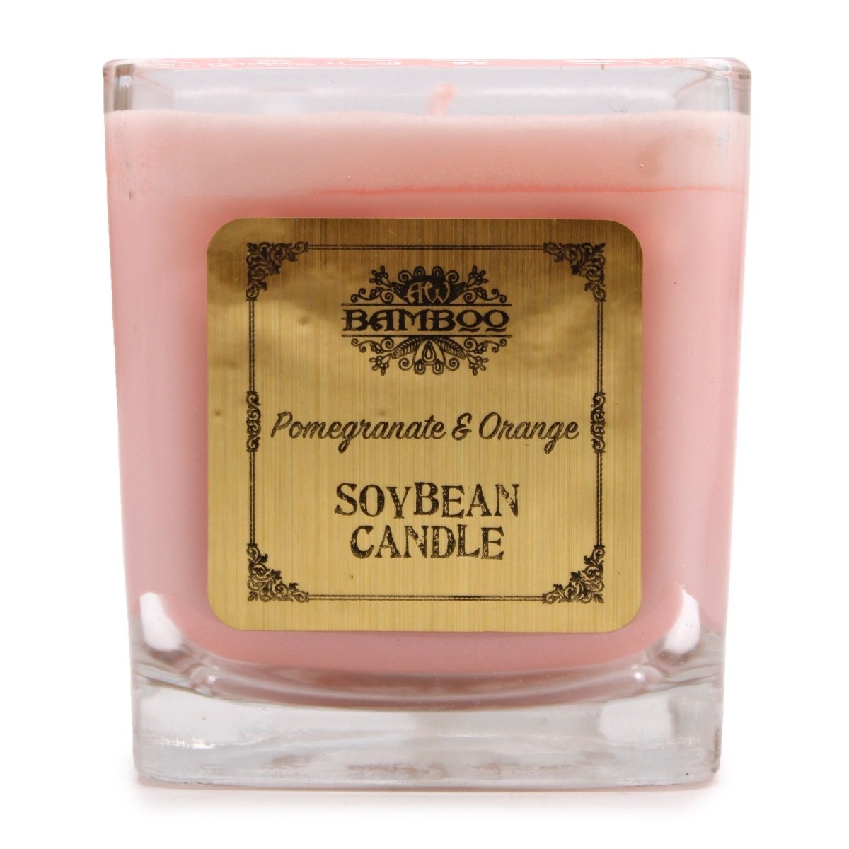 Soybean Candles - Pomegranate & OrangeSoybean Wax Jar CandlesHeart Notes