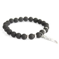 Angel Wing / Black Agate - Gemstone BraceletBoho Bling Gemstone BraceletsHeart Notes