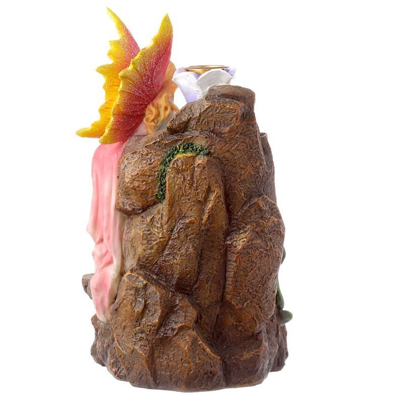 Fairy Flower Garden Waterfall Backflow Incense BurnerBackflow Incense BurnerHeart Notes