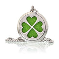 Aromatherapy Diffuser Necklace - Four Leaf Clover 30mmAromatherapy Diffuser NecklacesHeart Notes