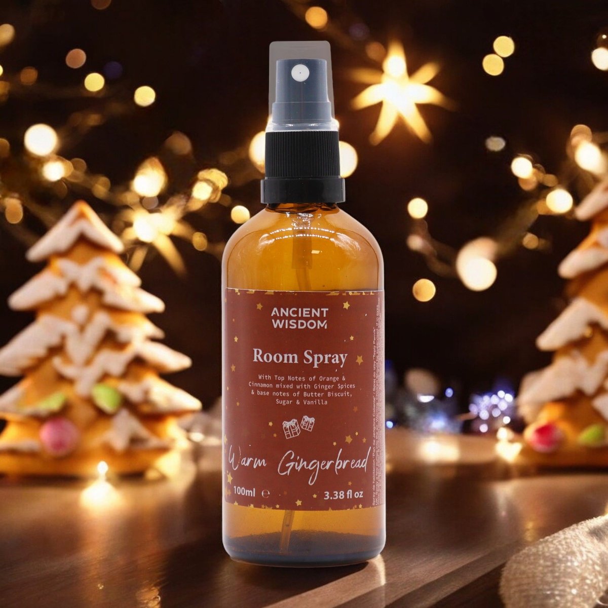 Warm Gingerbread Room Spray 100mlChristmas Room SpraysHeart Notes