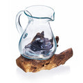 Molten Glass on Wood - Water JugMolten Glass on WoodHeart Notes