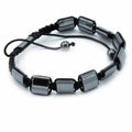 Magnetic Hematite Shamballa Bracelet - Double CuboidsHematite Shamballa BraceletHeart Notes