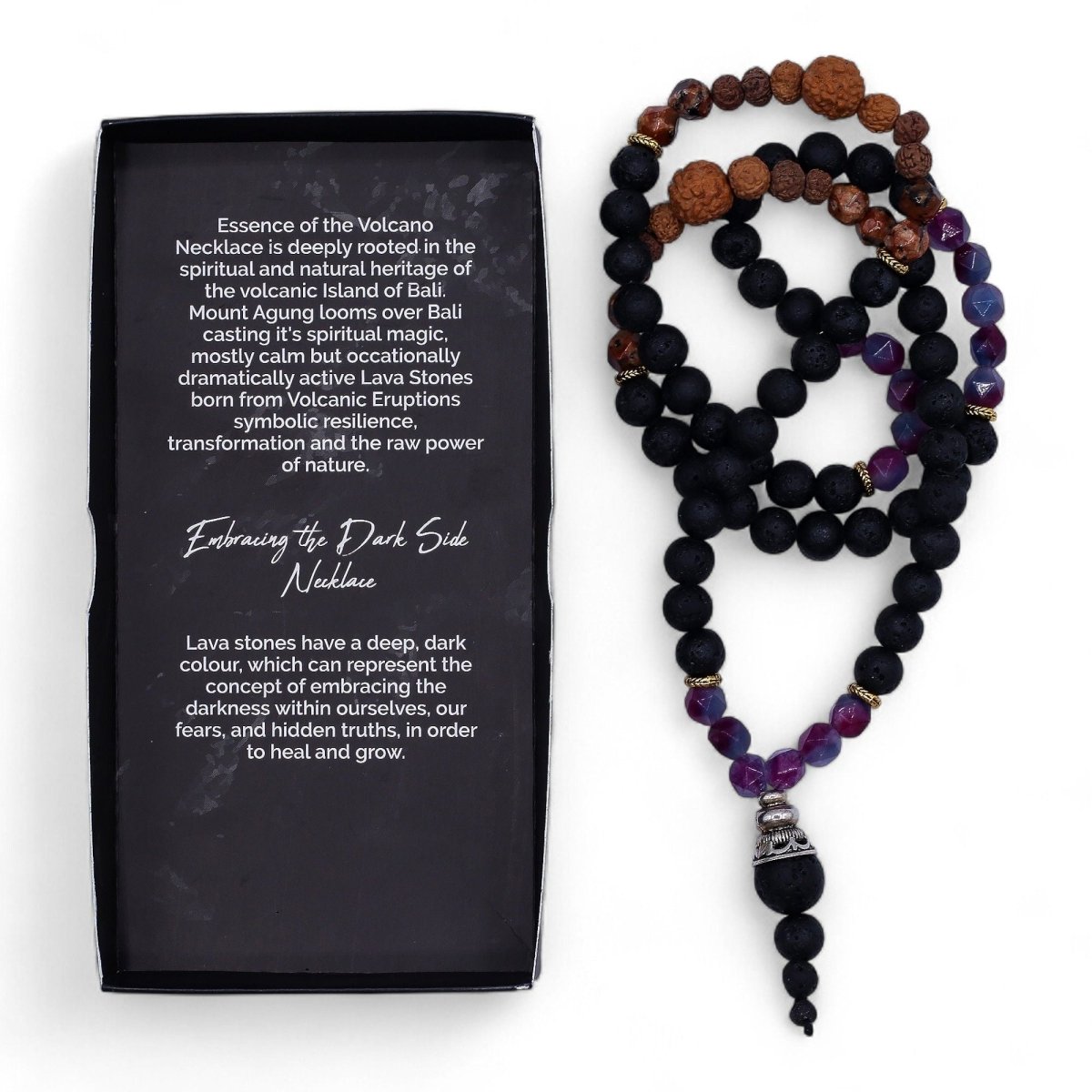 Essence of the Volcano Necklace - Embracing the Dark SideEssence of the Volcano NecklacesHeart Notes