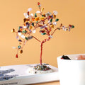 Lrg Gemstone Tree - Multi Stones on Natural Agate Base (100 stones)Gemstone Wishing TreesHeart Notes