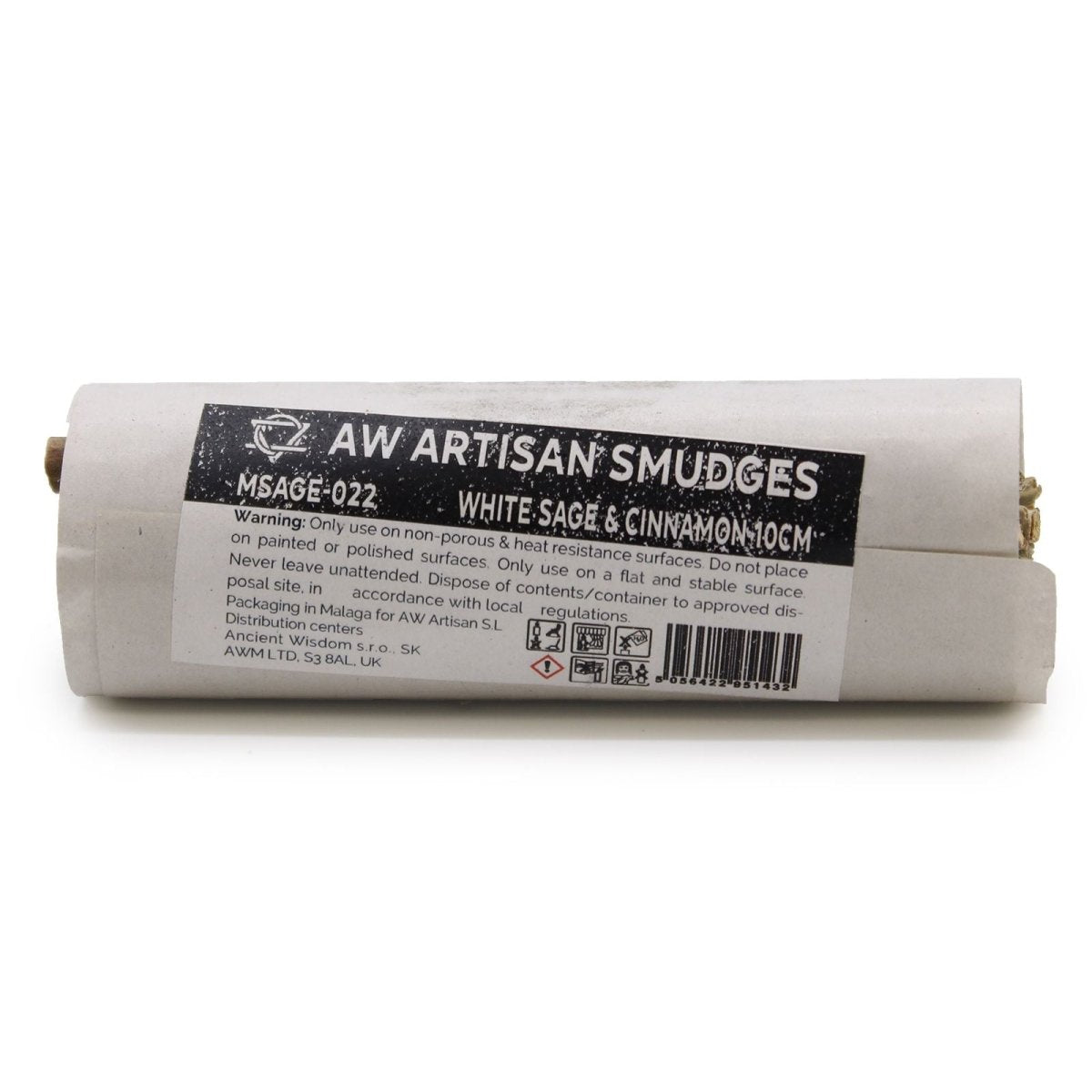 Smudge Stick - White Sage & Cinnamon 10cmSmudge Sticks - individually wrappedHeart Notes