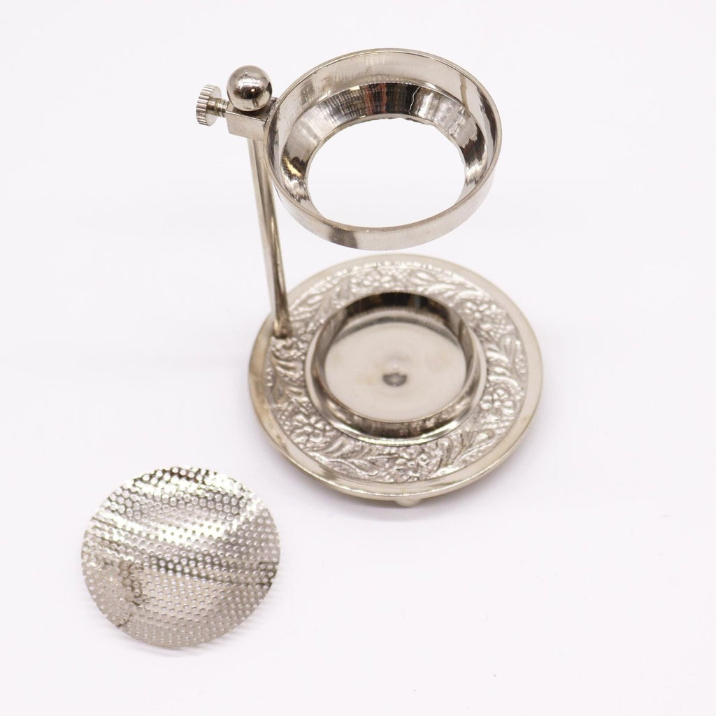 Plated Brass Resin Incense Warmer - AdjustableBrass Resin Incense WarmersHeart Notes