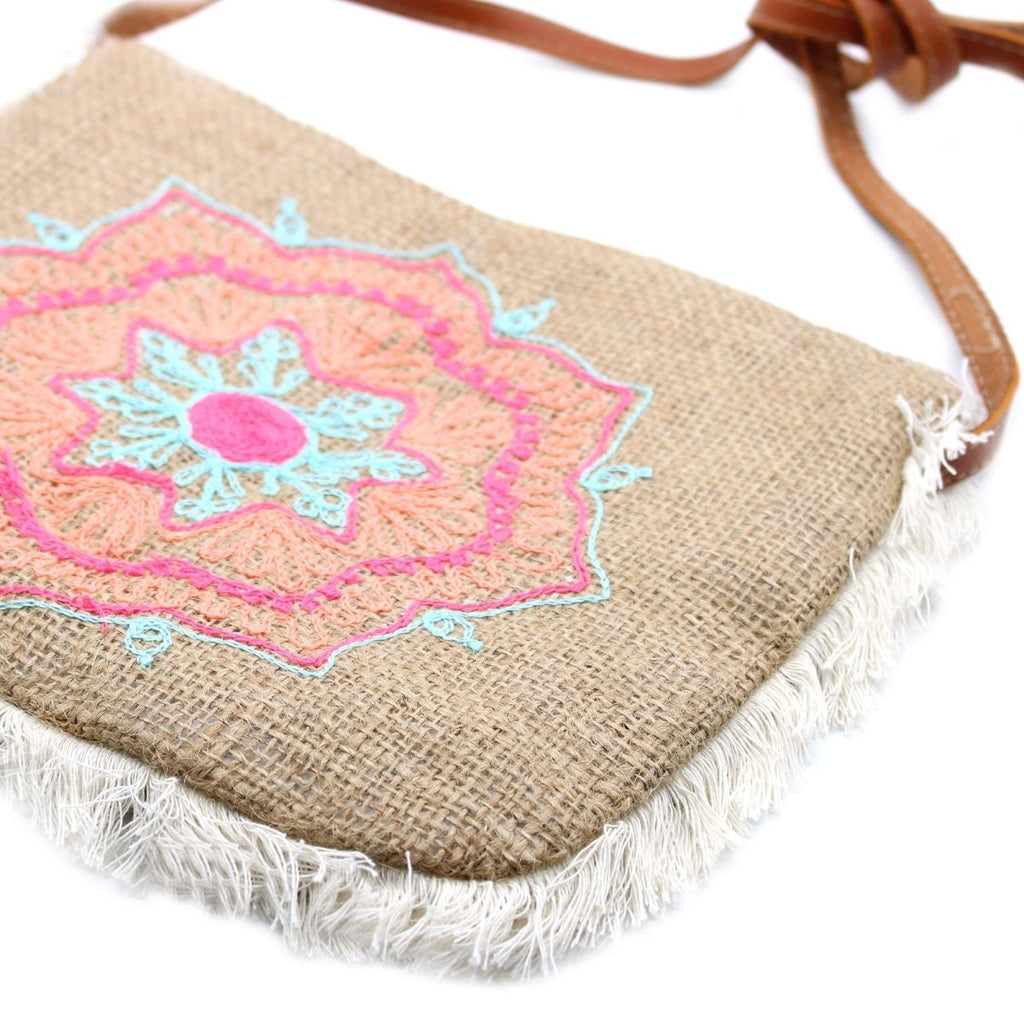 Fab Fringe Bag - Mandela EmbroideryFab Fringe BagsHeart Notes
