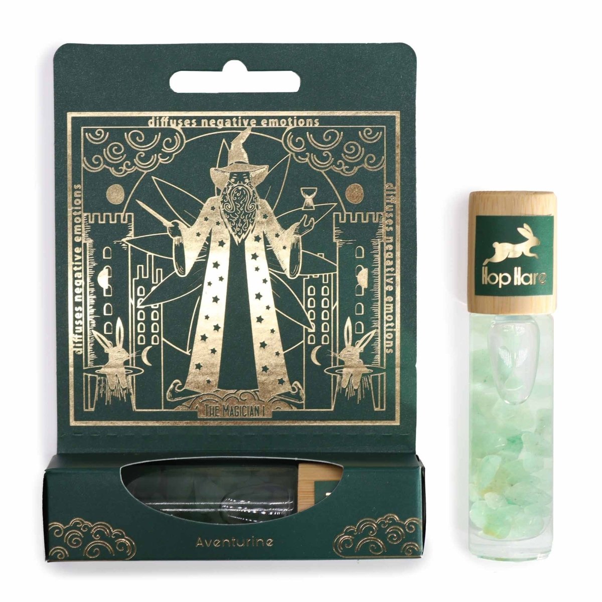 HH Tarot Roll On - The MagicianHop Hare Essential Oil Gemstone Roll OnHeart Notes