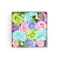 Square Box - Baby Blessings - BluesSoap Flower Gift BoxesHeart Notes