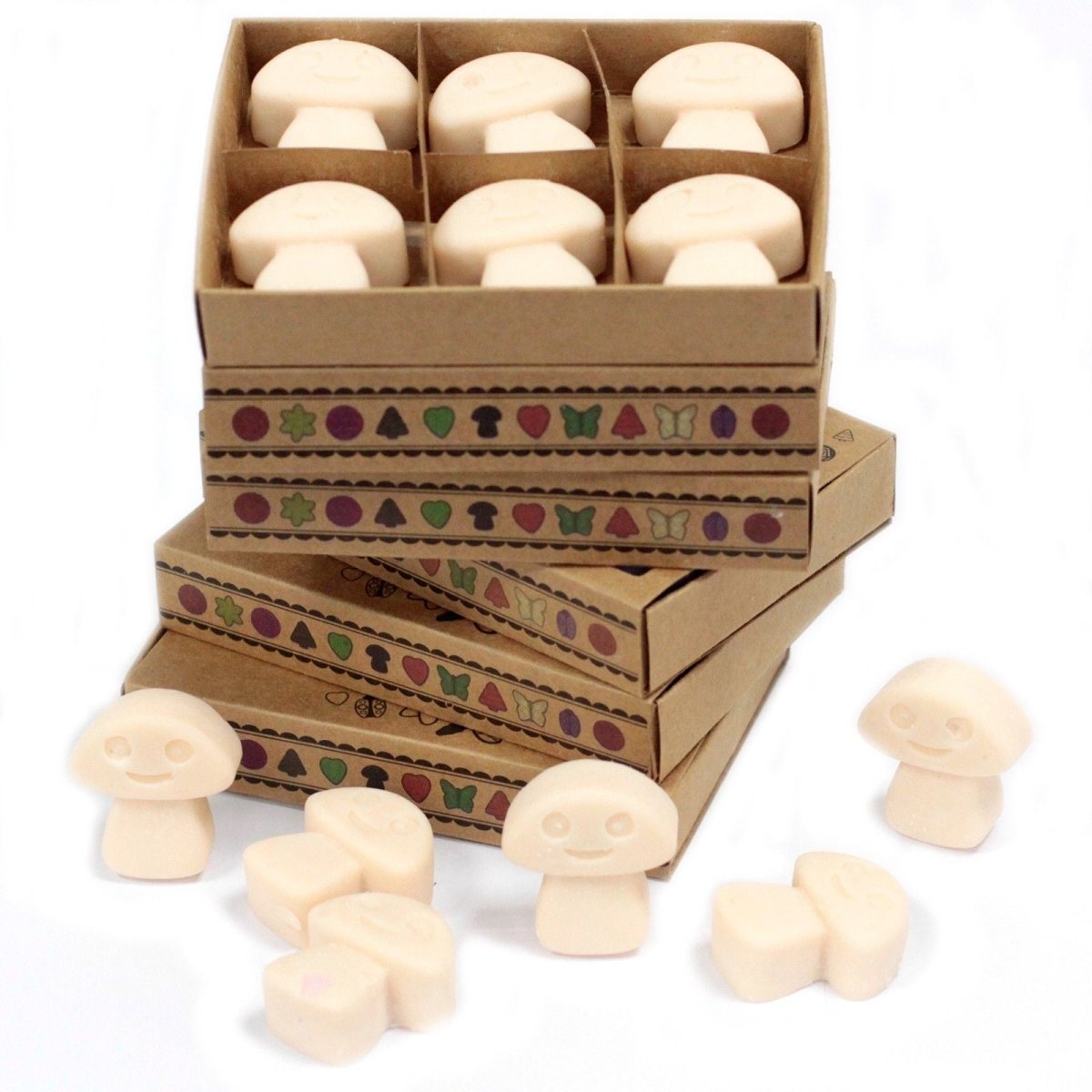 Box of 6 Wax Melts - Vanilla NutmegNatural Soy Wax MeltsHeart Notes