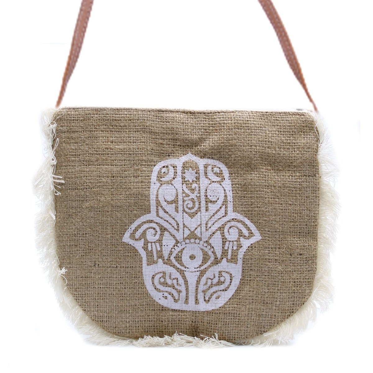 Fab Fringe Bag - Hamsa PrintFab Fringe BagsHeart Notes