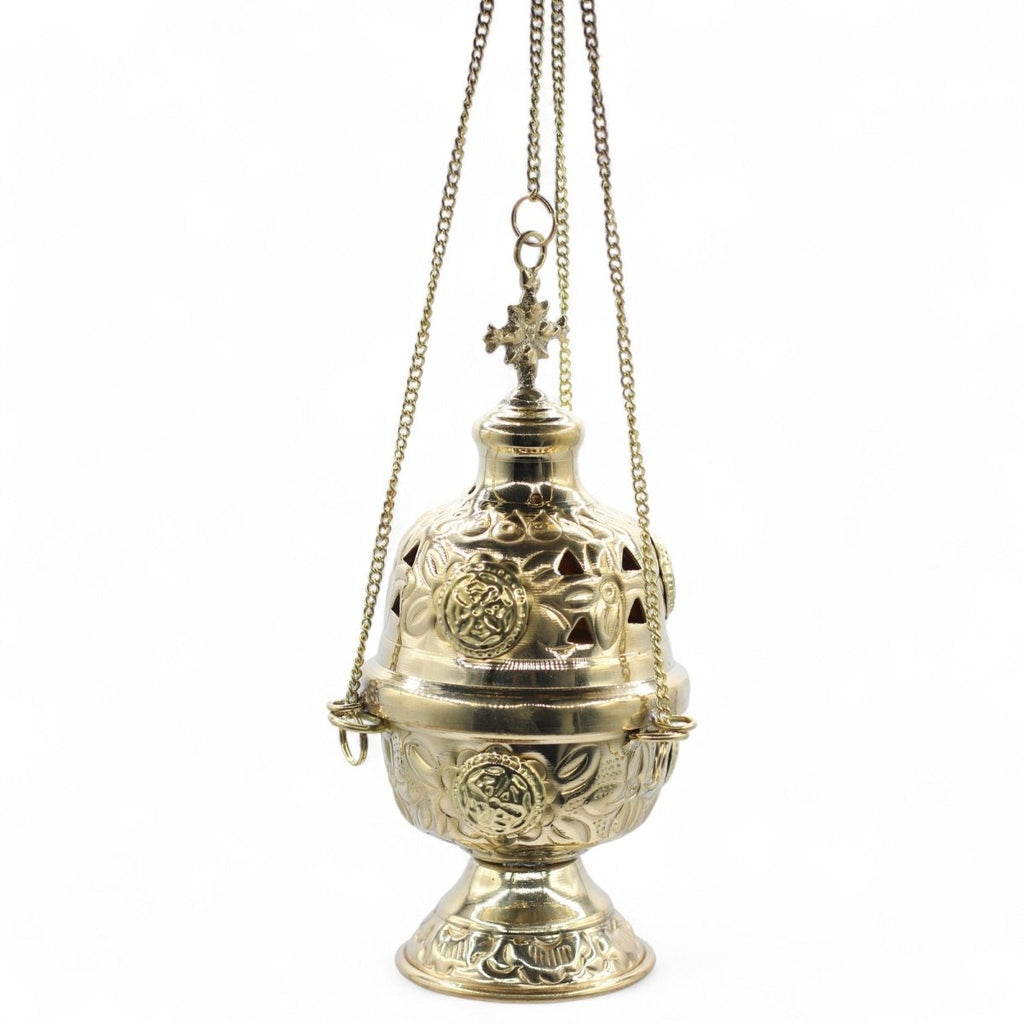 Hanging Brass Incense BurnerTraditional Brass Incense BurnersHeart Notes