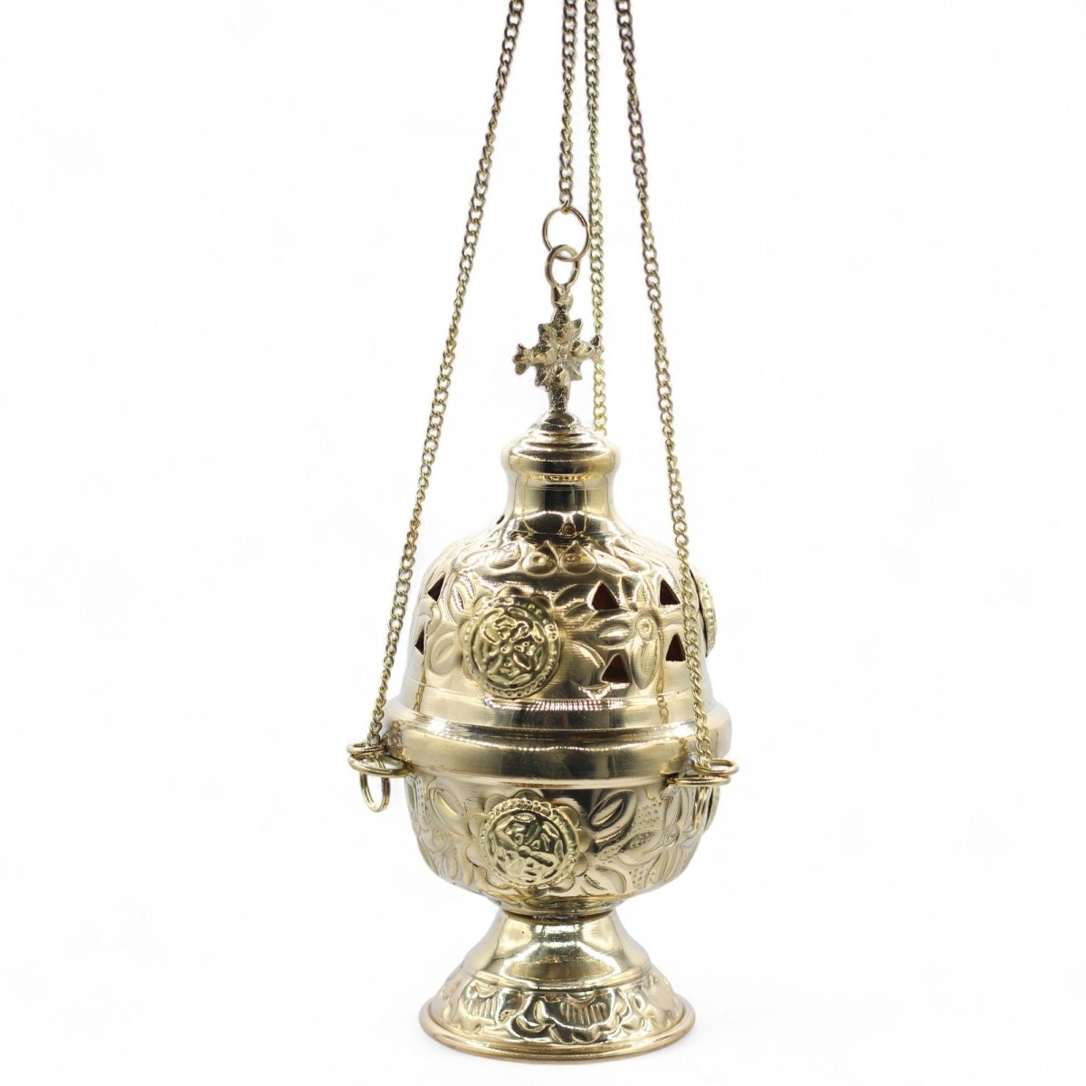 Hanging Brass Incense BurnerTraditional Brass Incense BurnersHeart Notes