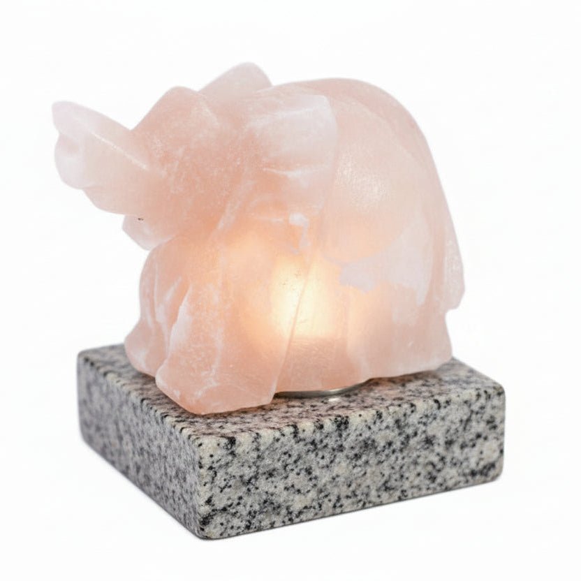 Multicolour Himalayan Salt Lamp Elephant ShapedQuality Himalayan Salt Lamps & Candle HoldersHeart Notes