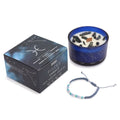 Zodiac Crystal Candle with Gemstone Bracelet - PiscesZodiac Crystal Candles with Gemstone BraceletHeart Notes