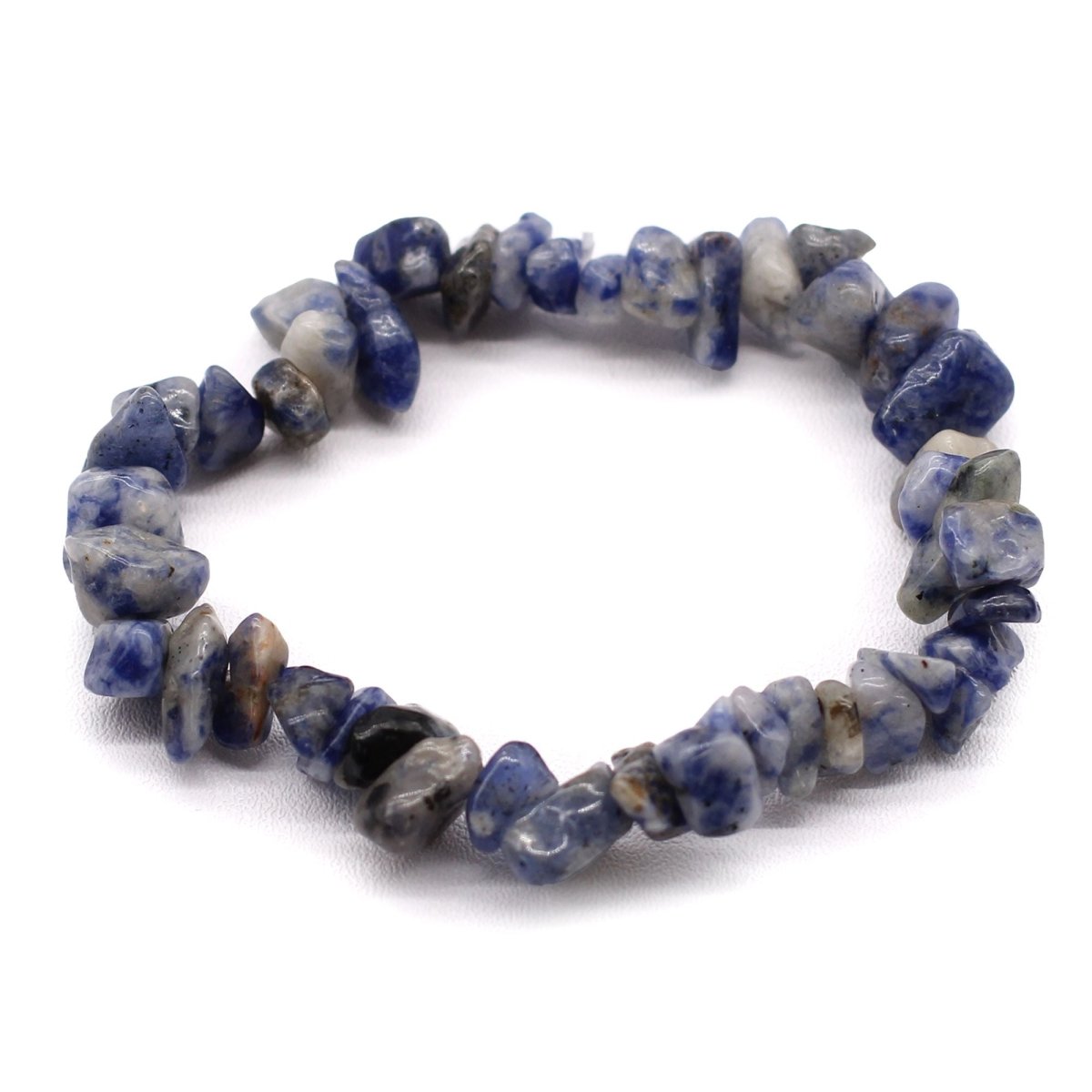 Chipstone Bracelet - SodaliteChip Stone BraceletsHeart Notes