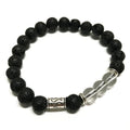 Lava Stone Bracelet - Tribal Rock QuartzLava Stone BraceletsHeart Notes
