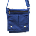Cotton Canvas Messenger Bag - Navy BlueCotton Canvas Messenger BagHeart Notes