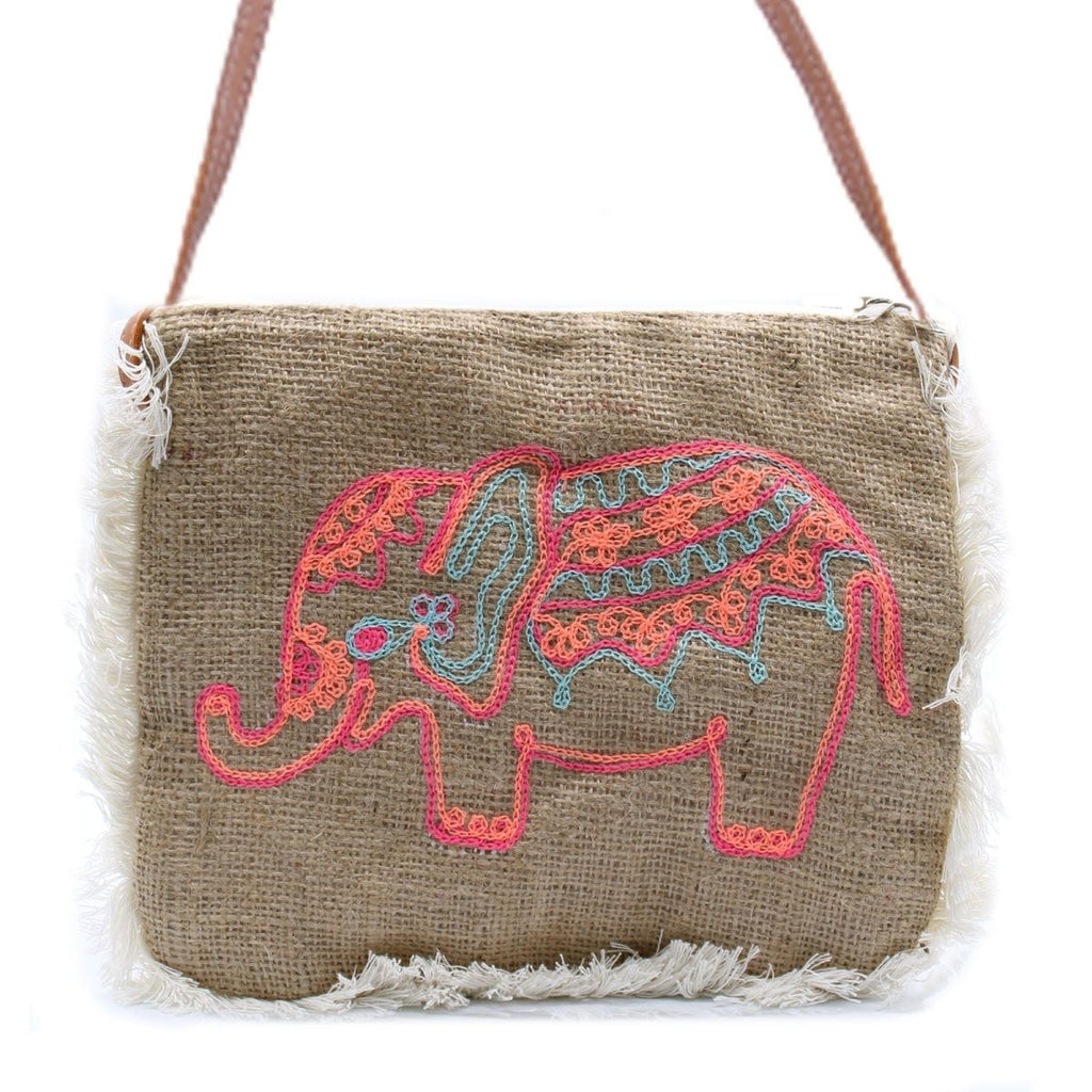 Fab Fringe Bag - Elephant EmbroideryFab Fringe BagsHeart Notes