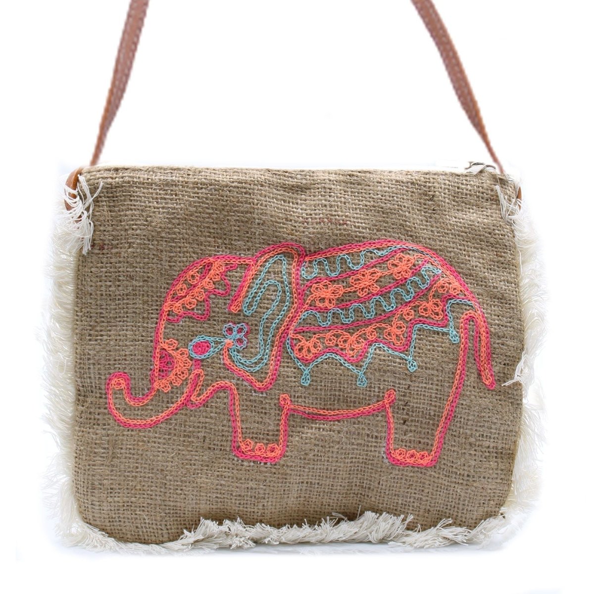 Fab Fringe Bag - Elephant EmbroideryFab Fringe BagsHeart Notes