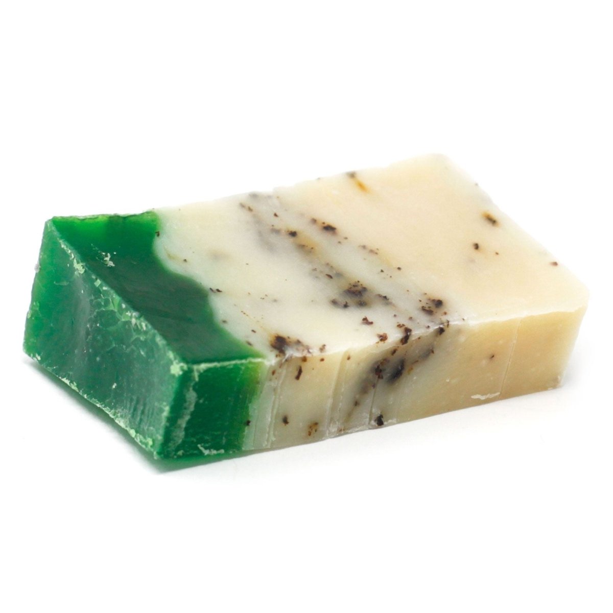 Green Tea - Olive Oil Soap - SLICE approx 100gArtisan Olive Oil Soaps 1.25kg and SlicesHeart Notes