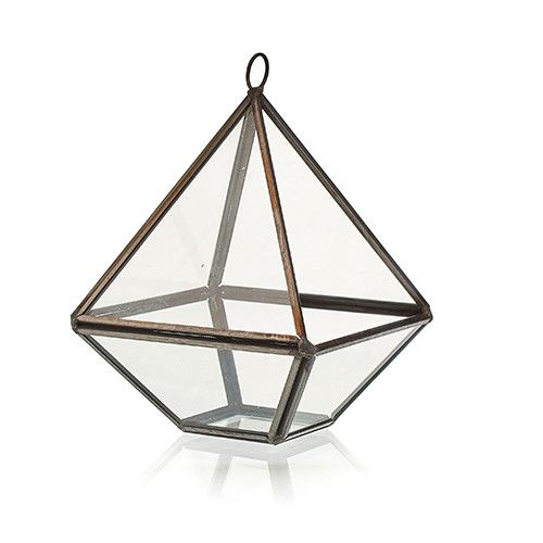 Glass Terrarium - Small DiamondGlass TerrariumsHeart Notes