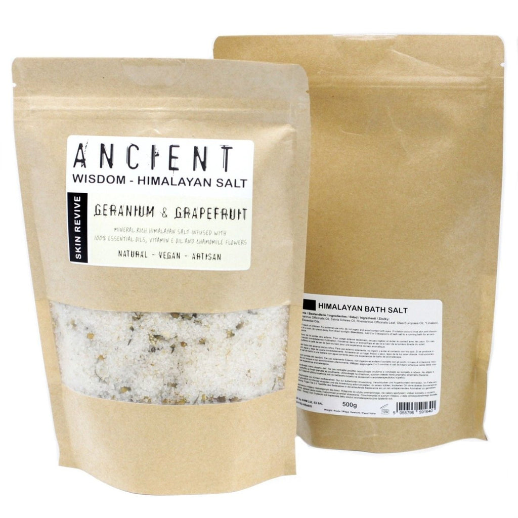 Himalayan Bath Salt Blend 500g - Skin ReviveHimalayan Bath Salt Blends - 500gHeart Notes