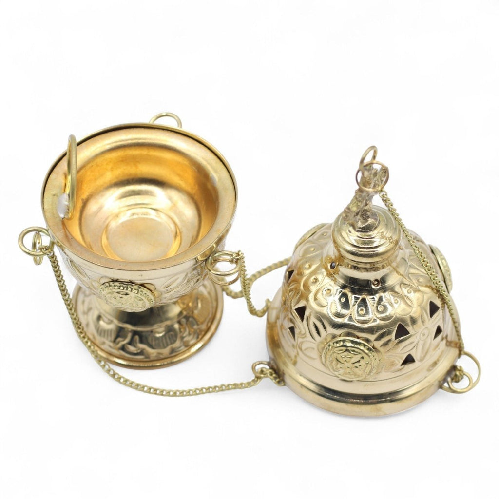 Hanging Brass Incense BurnerTraditional Brass Incense BurnersHeart Notes