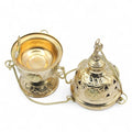 Hanging Brass Incense BurnerTraditional Brass Incense BurnersHeart Notes