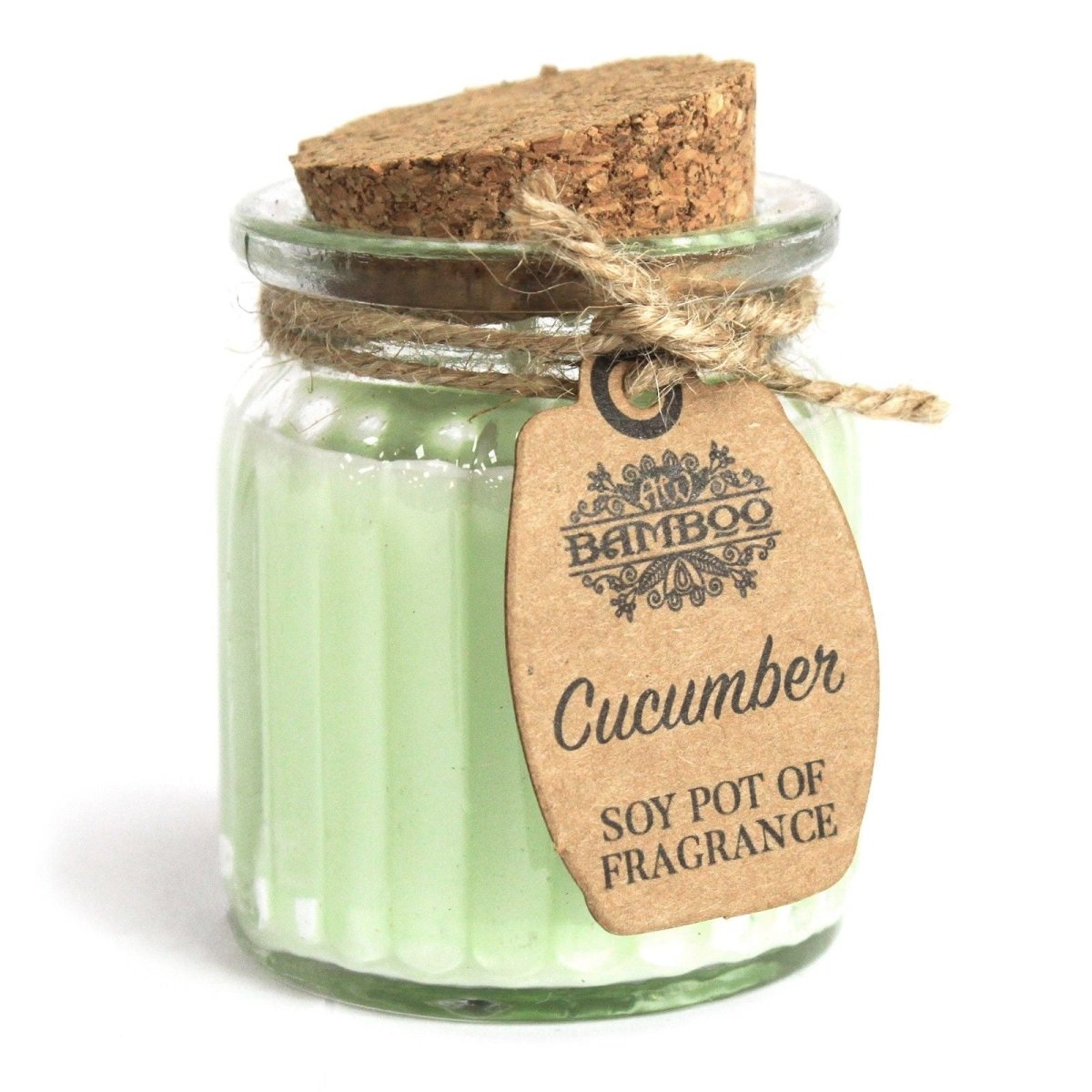 Cucumber Soy Pot of Fragrance CandlesSoy Pot of Fragrance CandleHeart Notes