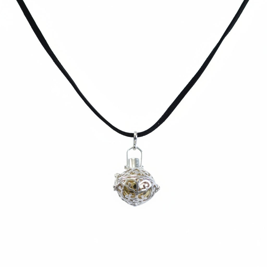 Silver Angel Bell - Night - time - 18mm925 Silver Angel BellsHeart Notes