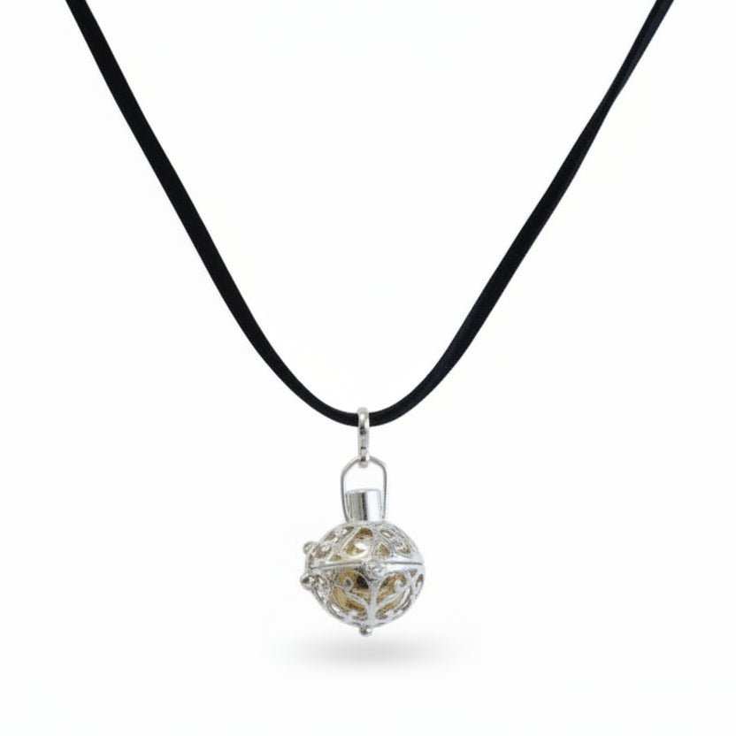 Silver Angel Bell - Prosperity - 16mm925 Silver Angel BellsHeart Notes