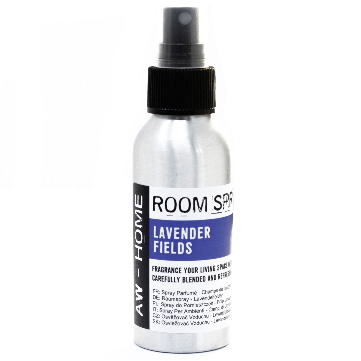 100ml Room Spray - Lavender FieldsAW - Home Room Sprays 100mlHeart Notes