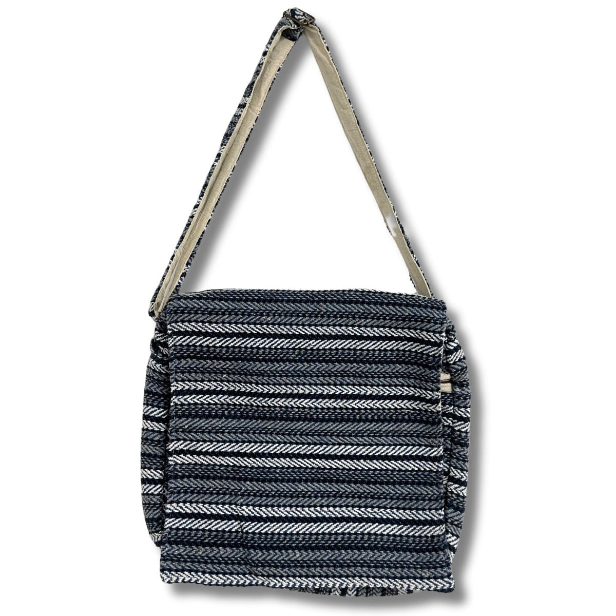 Soft Banjar Bag - Blue StripsSoft Banjar Laptop BagsHeart Notes