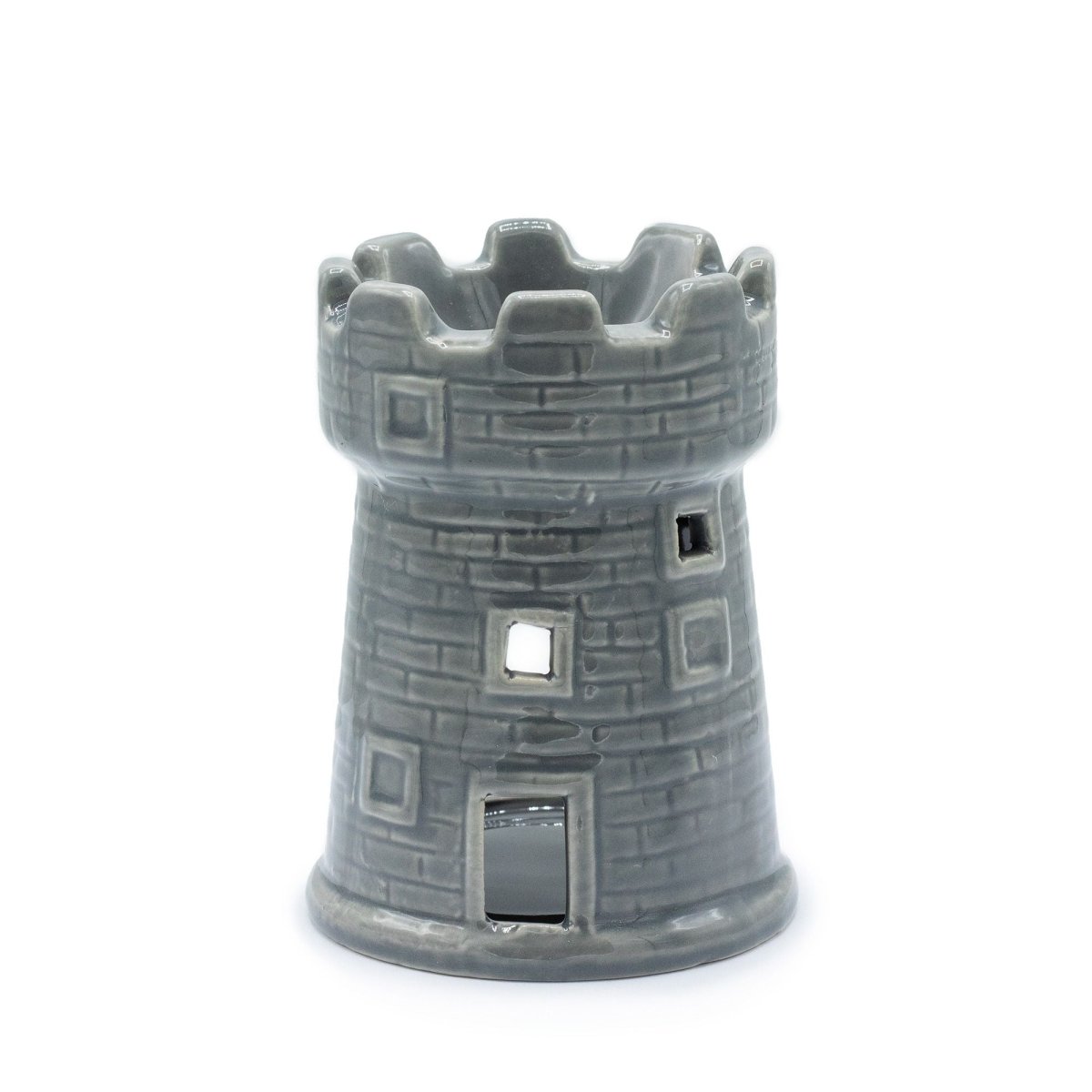 Castle Oil Burner - GreyVarious Shaped Ceramic Oil BurnersHeart Notes