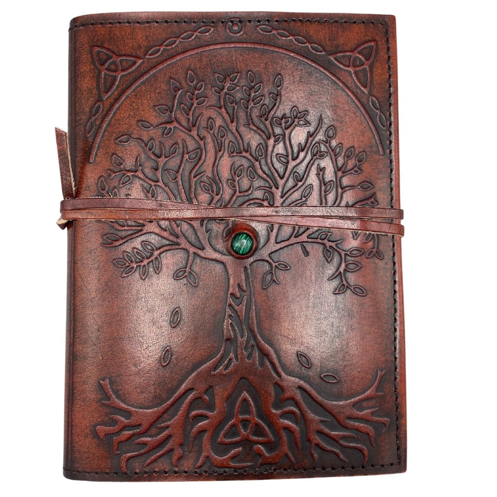 Small Tree of Life Leather Journal – 18x13x2cmLeather Notebooks – Vintage Style JournalsHeart Notes