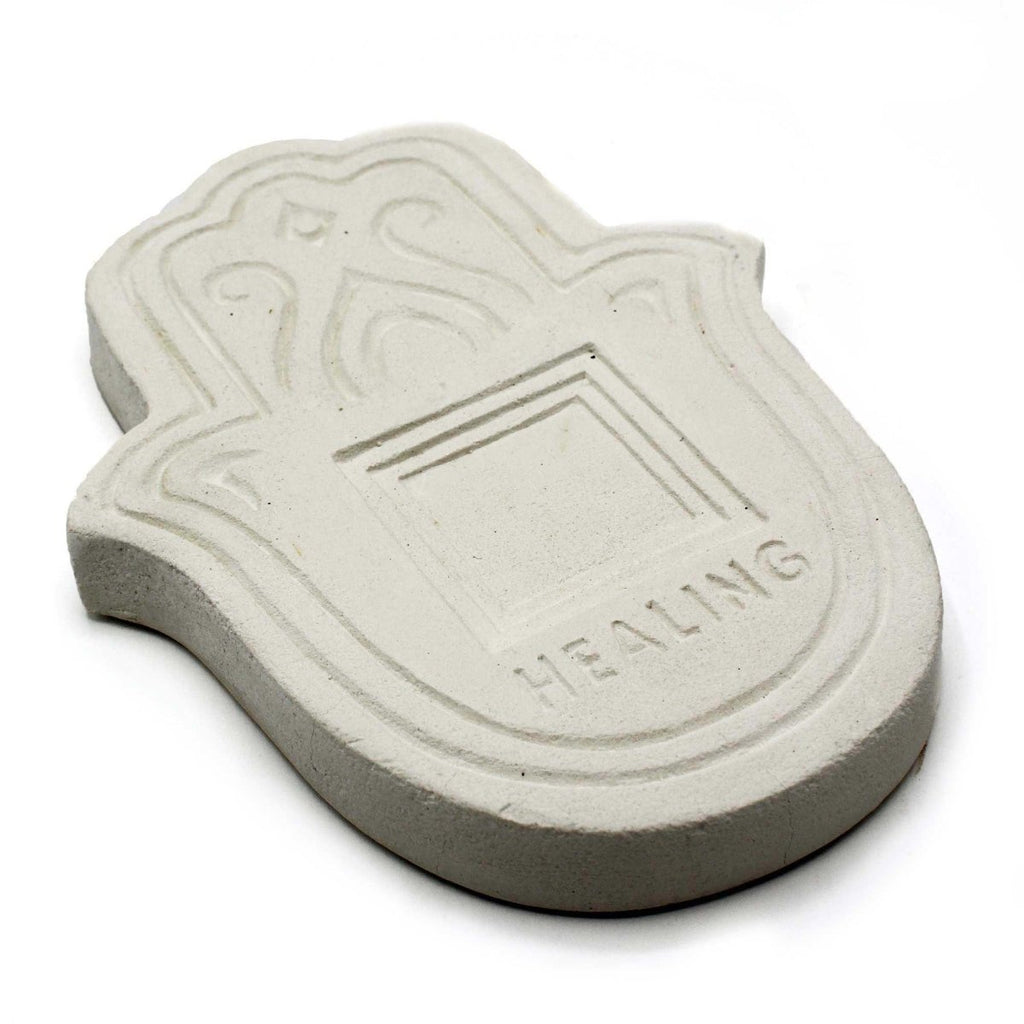 Healing Incense Plate - White Stone EffectHealing Incense PlatesHeart Notes