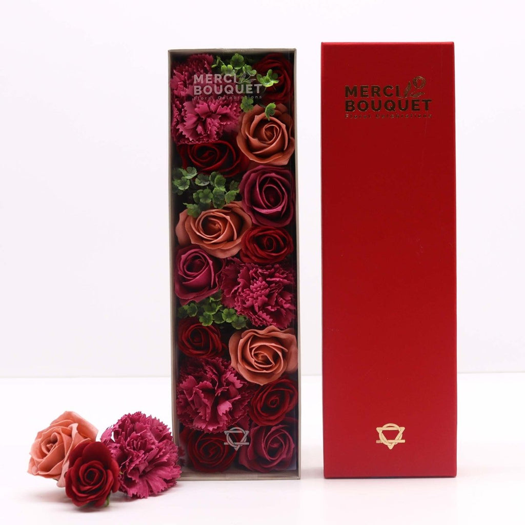 Long Box - Vintage RosesSoap Flower Gift BoxesHeart Notes