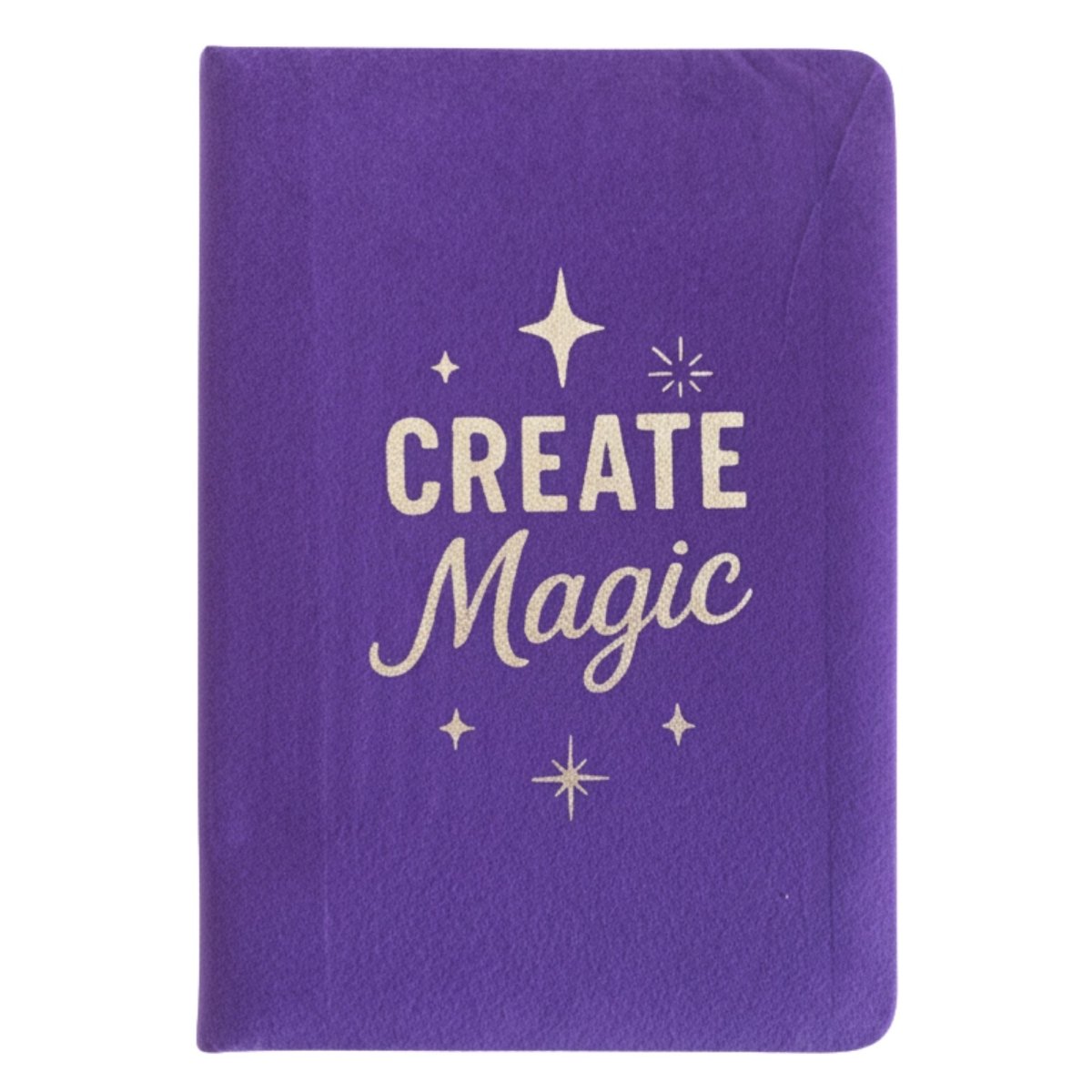 Purple Velvet Notebook - 80 pages - Create MagicWellness & Gratitude NotebooksHeart Notes