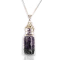Bottled Gemstones Necklace - AmethystIndian Gemstone NecklacesHeart Notes
