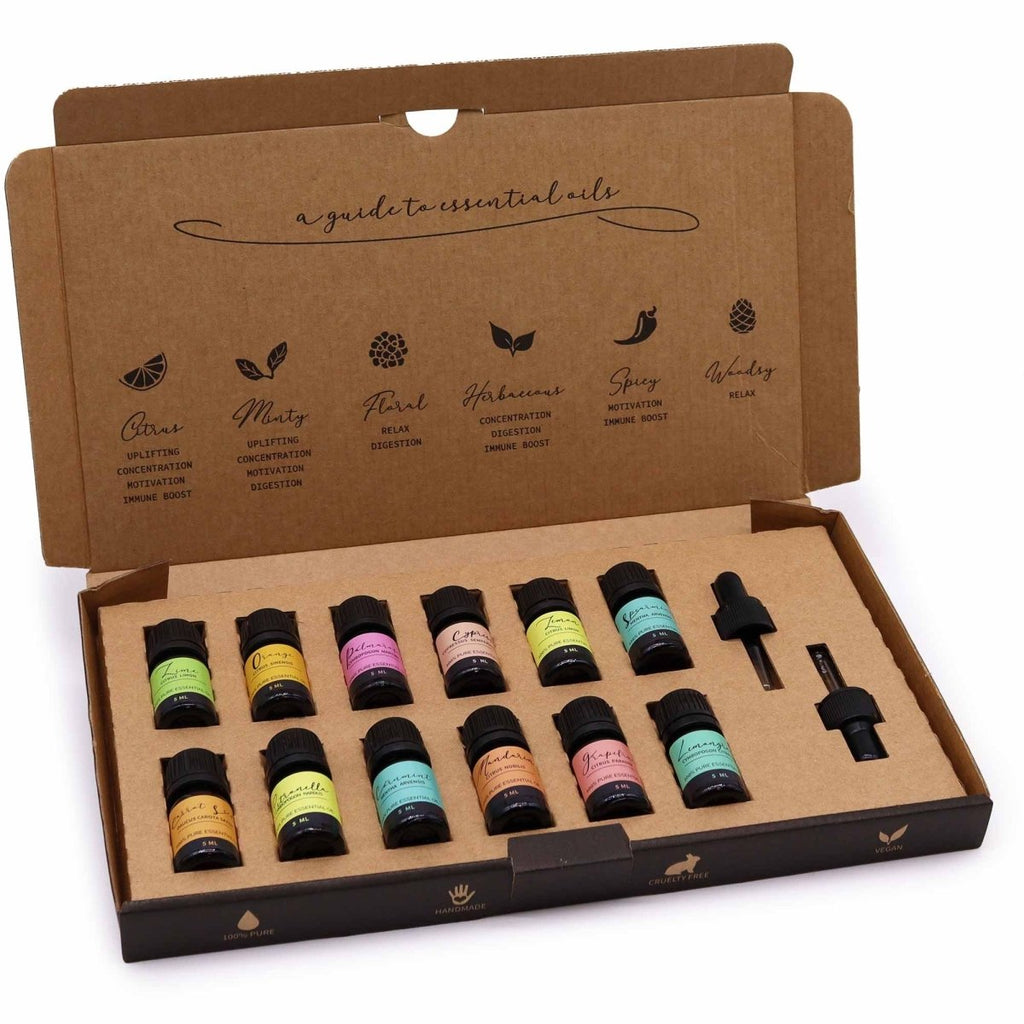 Aromatherapy Essential Oil Set - SummerAromatherapy Essential Oil SetHeart Notes