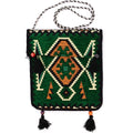 Emerald Green Kilim Messenger Festival BagKilim Messenger Festival BagHeart Notes