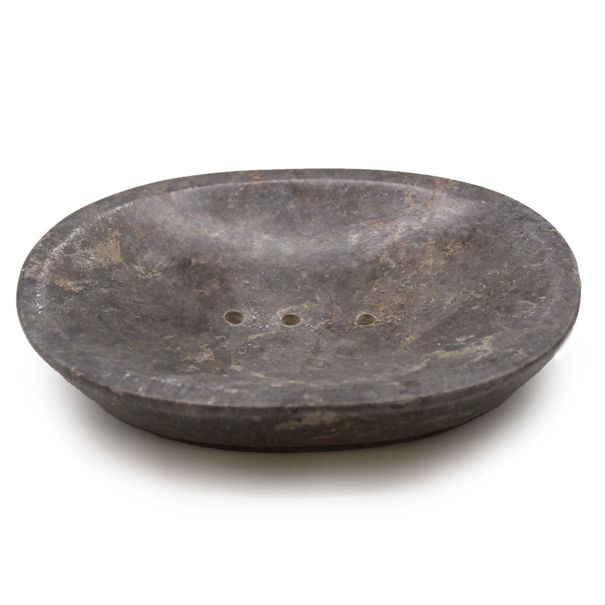 Classic Oval Grey Marble Soap DishStone Soap DishesHeart Notes