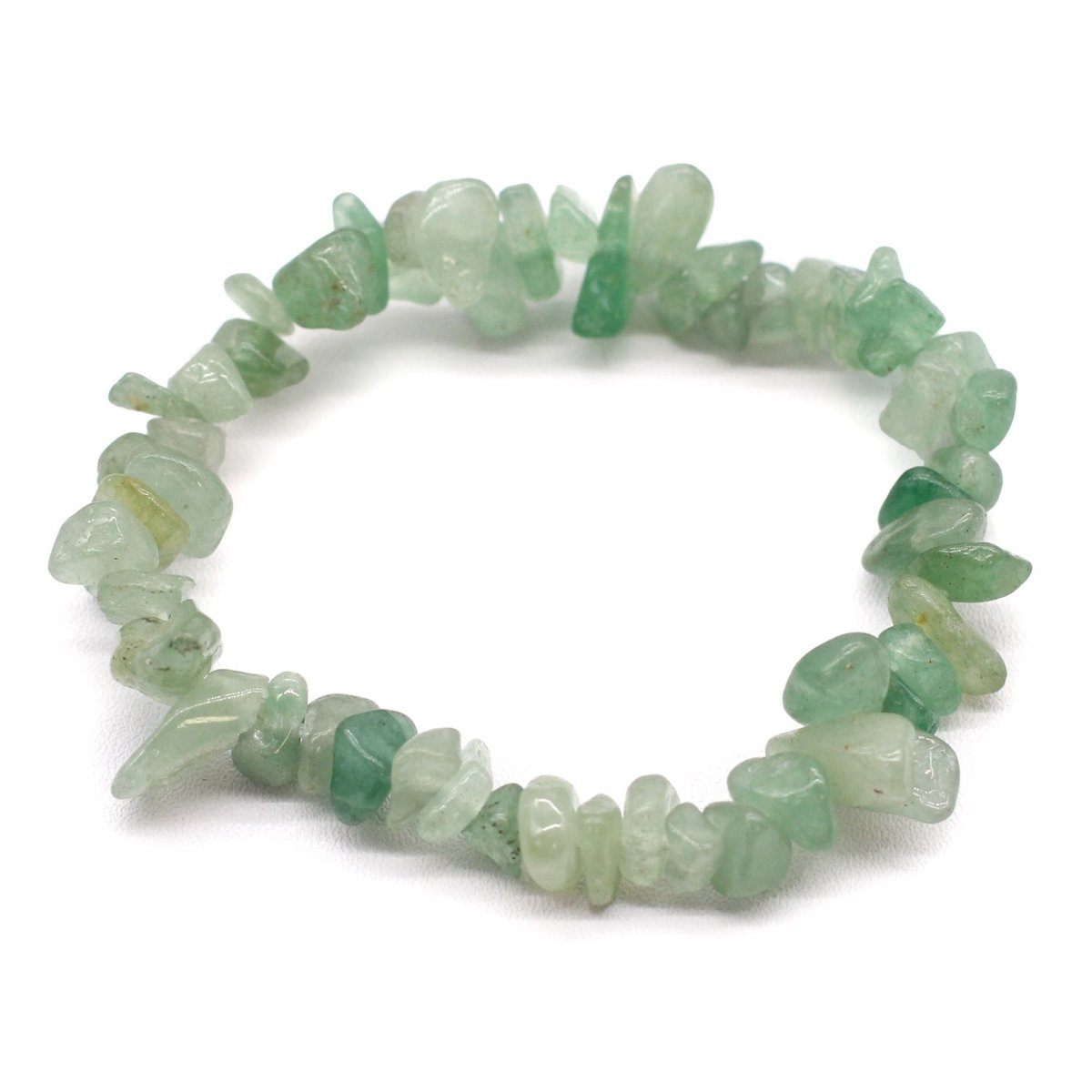 Chipstone Bracelet - Aventurine GreenChip Stone BraceletsHeart Notes