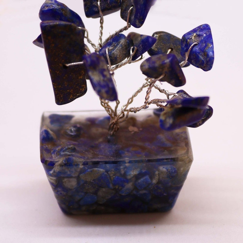 Mini Gemstone Tree On Orgonite Base - Sodalite (15 stones)Mini Gemstone TreesHeart Notes