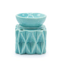 Oil Burner Geometric - BlueVarious Shaped Ceramic Oil BurnersHeart Notes