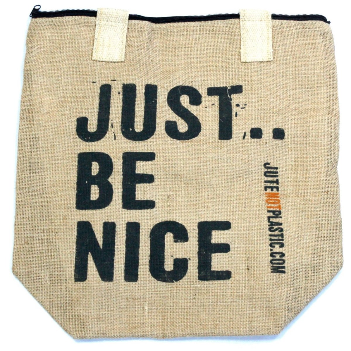 Eco Jute Bag - Just Be NiceEco Jute BagsHeart Notes
