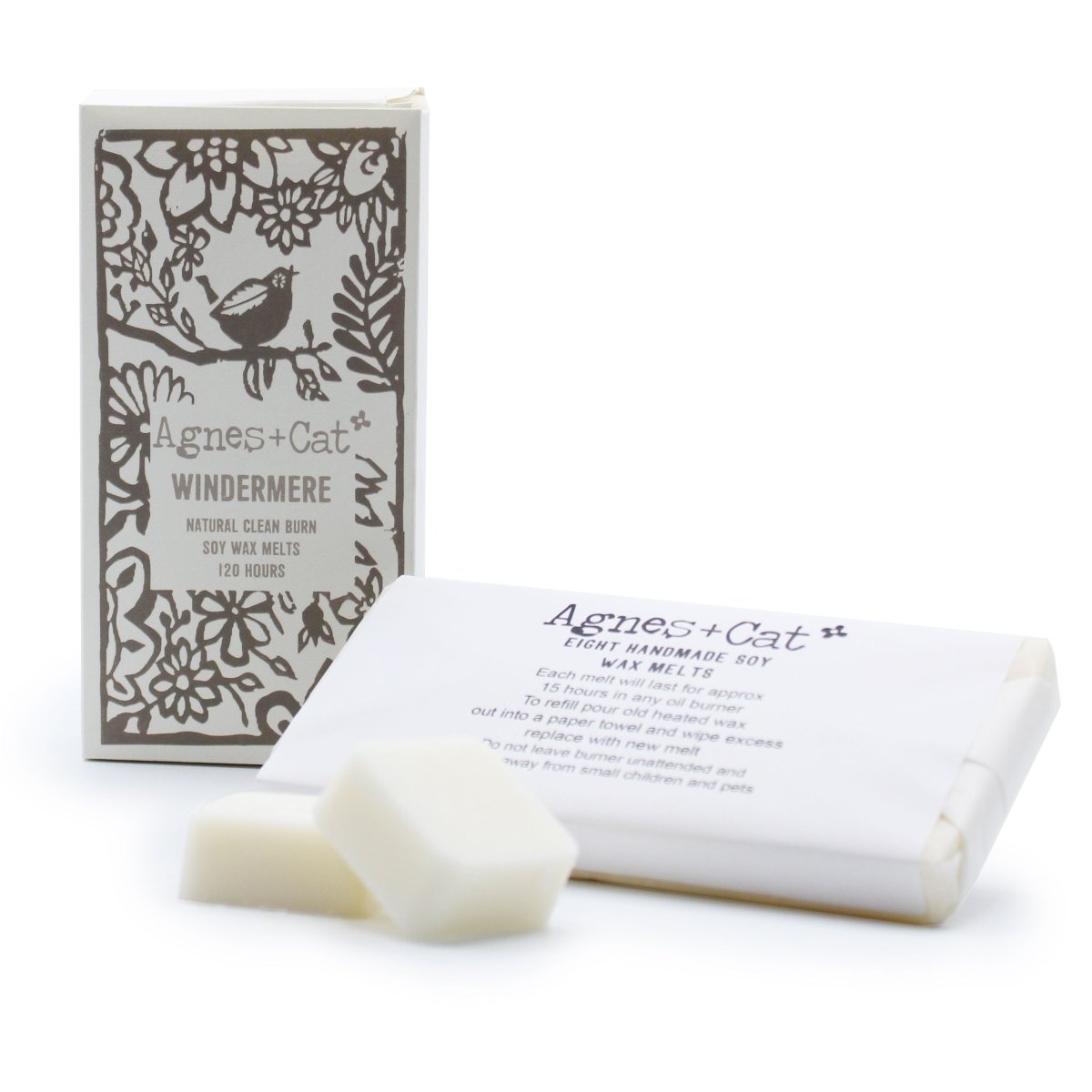 Agnes + Cat Box of 8 Wax Melts - WindemereAgnes + Cat Soy Wax MeltsHeart Notes